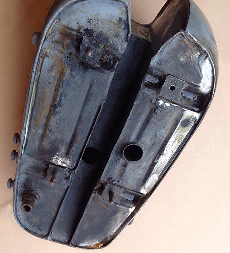 BSA Motorcycle Tank Repair