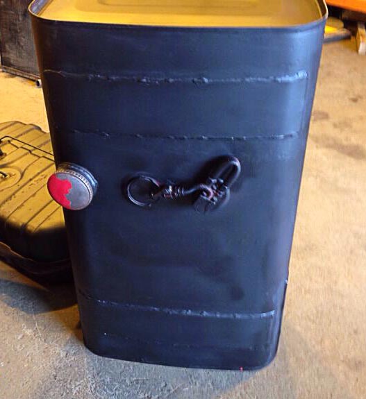 Fuel tank off an old M.A.N Lorry