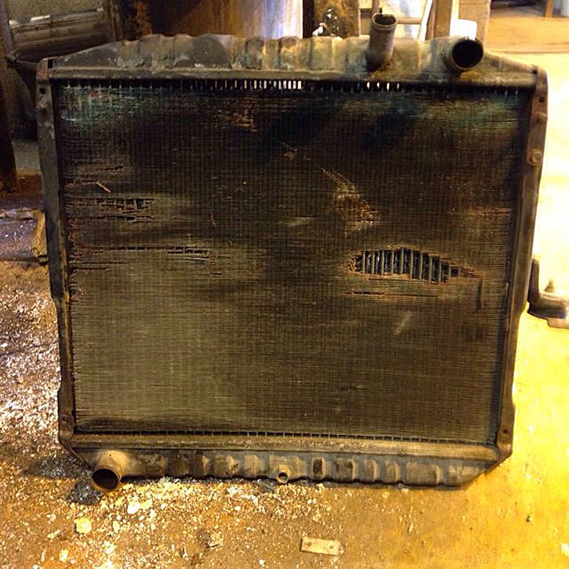 Toyota Coach Radiator Recore Before