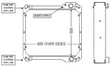 Radiator for the JCB 4CX Site Master