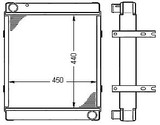 Radiator for the JCB 3CX-4 Backhoe Loader
