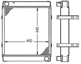 Radiator for the JCB 4C-2 Backhoe Loader 9802/2270