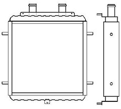 Radiator for the JCB Groundhog