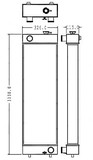 Radiator for the Caterpillar 319 Excavator - Smart 20