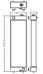 Radiator for the Caterpillar 319 Excavator - Smart 20