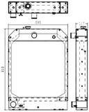 Radiator for Caterpillar