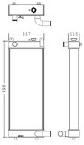 Radiator for the Komatsu PC228 US-3N Excavator