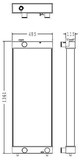 Radiator for the Komatsu PC600-8E0 Excavator