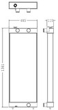 Radiator for the Komatsu PC600-8R LC Excavator