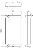 Radiator for the Komatsu HM350-2 Dump Truck