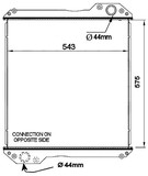 Radiator for the JCB Fastrac SQ wave