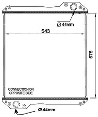 Radiator for the JCB Fastrac SQ wave