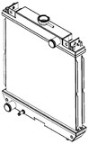 Radiator for a JCB Mini Digger