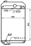 Radiator for Caterpillar Generator