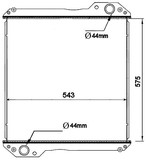 Radiator for the JCB 540 Loadall