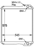 Radiator for the JCB 3000 Series Fastrac