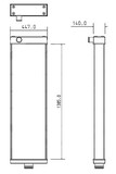 Radiator for the Komatsu HD785-7 Dump Truck