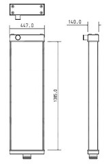 Radiator for the Komatsu HD785-7 Dump Truck
