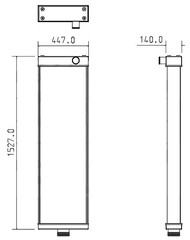 Radiator for the Komatsu HD785-7 Dump Truck